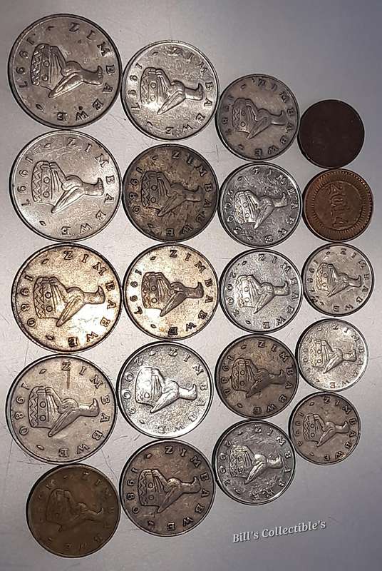 20 COINS Zimbabwe Lot . 1 BID Takes All .