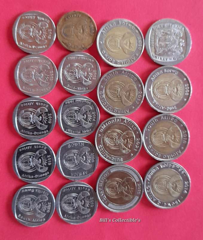 18 COINS SOUTH AFRICAN COMMEMORATIVE LOT.