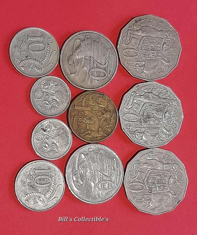 10 COINS Australia Mix Lot . 1 BID Takes All .