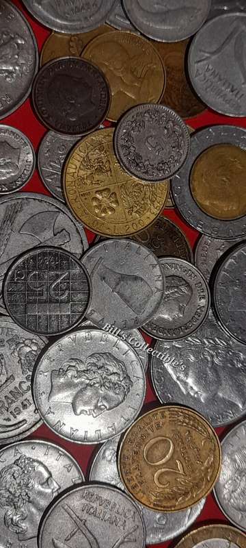 46 COINS INTERNATIONAL COIN LOT . 1 BID Takes All .