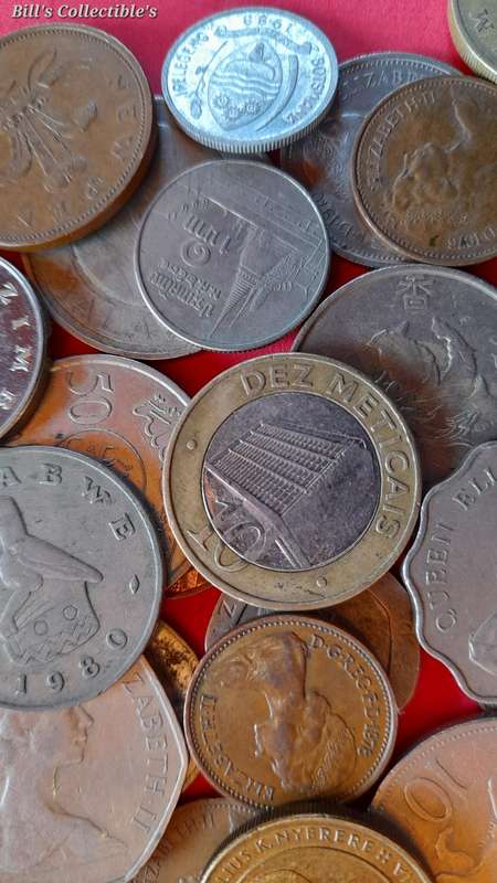50 International Coins . 1 BID Takes All .