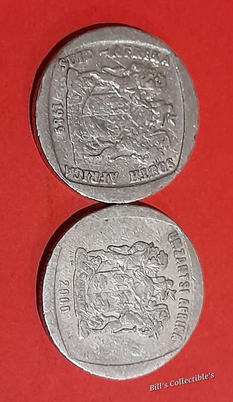 South African R2 Coins 2000 & 1989