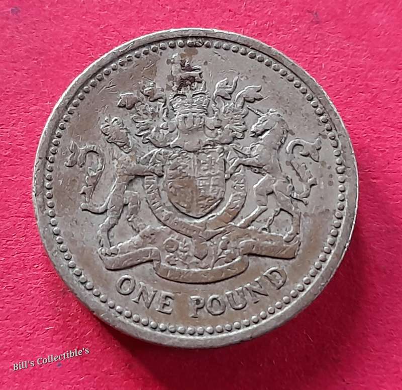 1983 British 1 Pound Coin .