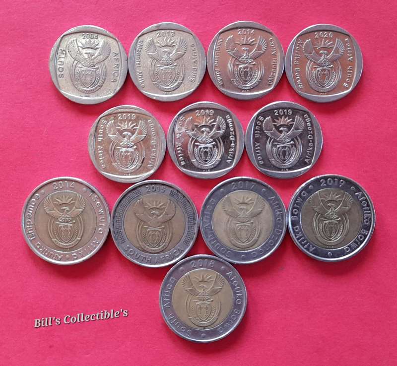 South African Commemorative Coins . 1 bid Takes All.