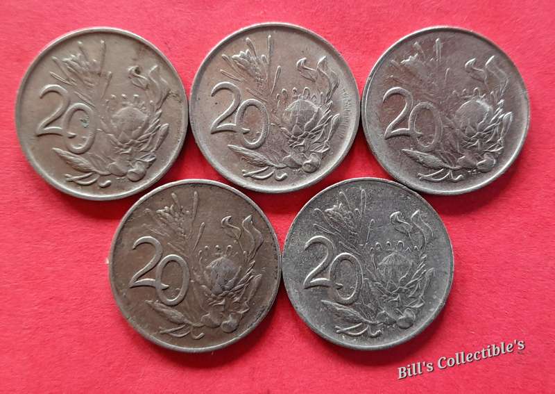 South African 20Cent Coins