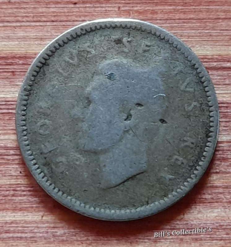 South African 3d (Tickey) Coin . 1951