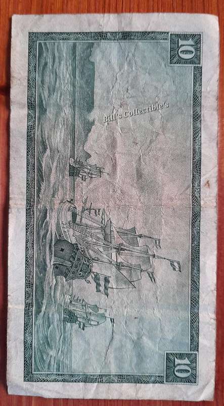 South African TW de Jongh R10 Banknote.