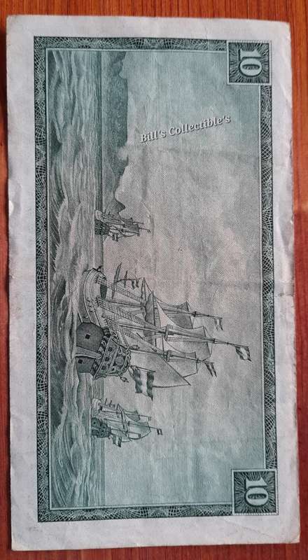 South African TW de Jongh R10 Banknote.