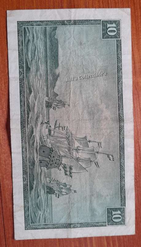 South African TW de Jongh R10 Banknote.