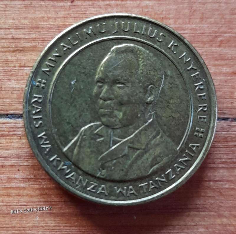 1994 Tanzania 100 Shilling coin .