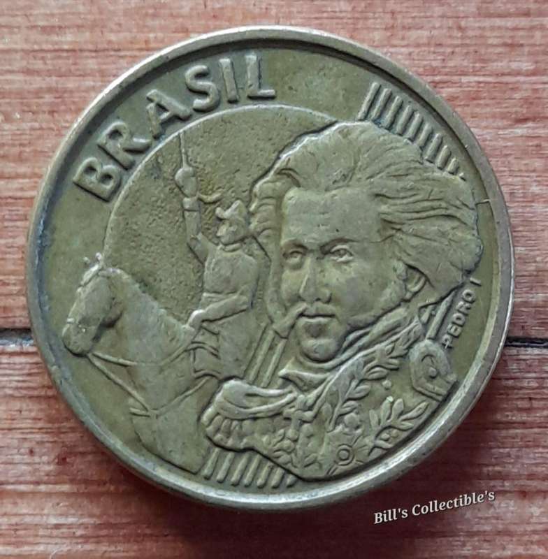 2002 Brazil 10 Centavos Coin .