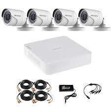 Hikvision 4 Channel 1080p ColorVu Kit With Audio Cameras