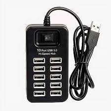 ANDOWL 10 PORT USB HUB