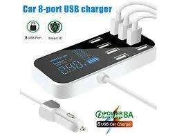 8 PORT  USB CAR DISPLAY