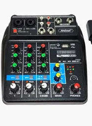 4 Channel audio mixer