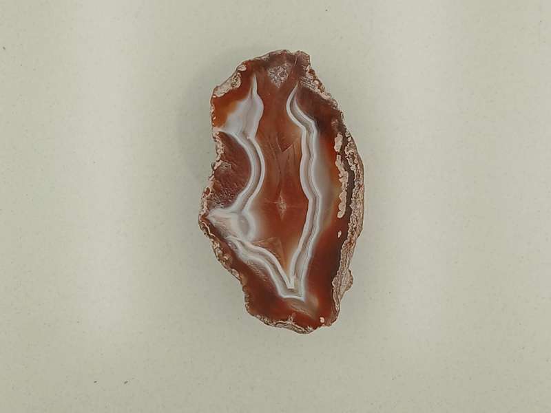 Malawi agate slice polished both sides.