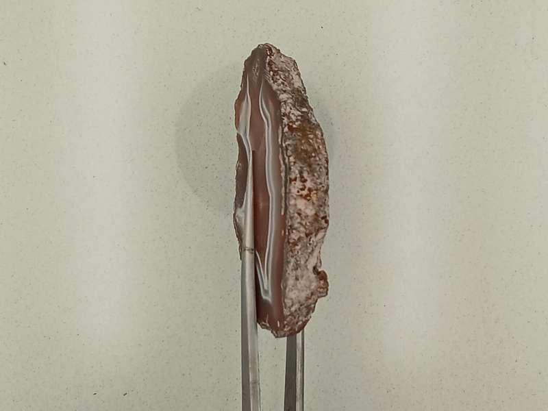 Malawi agate slice polished both sides.
