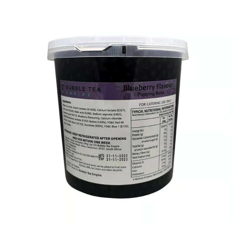 Blueberry Popping Boba - 3.2KG