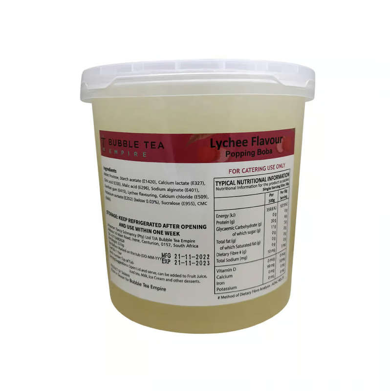 Lichee Popping Boba - 3.2KG