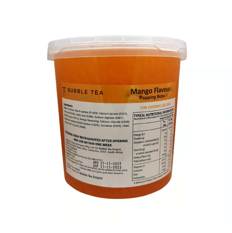Mango Popping Boba - 3.2KG
