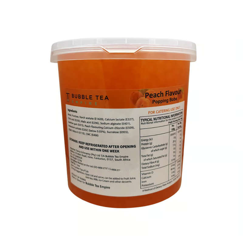 Peach Popping Boba - 3.2KG