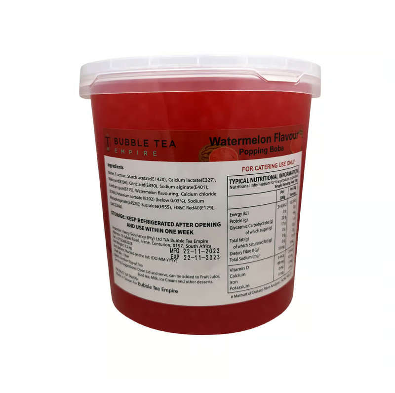 Watermelon Popping Boba - 3.2KG