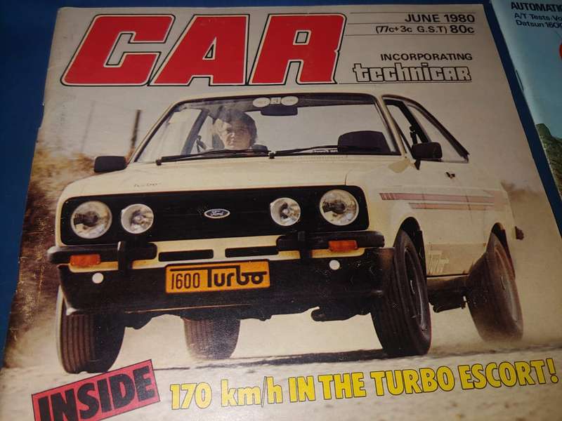 VINTAGE FORD ESCORT MAGAZINES