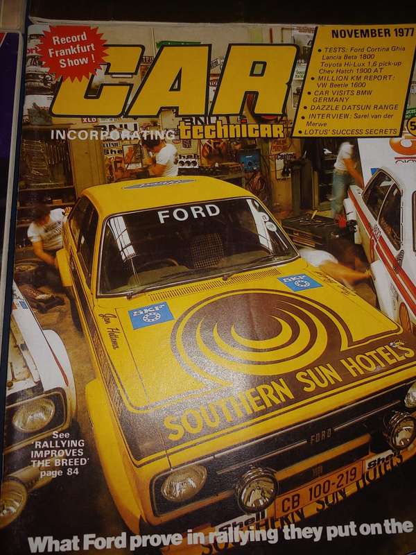 VINTAGE FORD ESCORT MAGAZINES