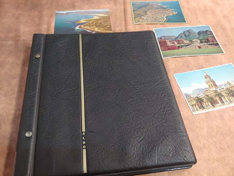 STAMP ALBUM WITH RSA STAMPS DATES FROM 1983 TO 1993