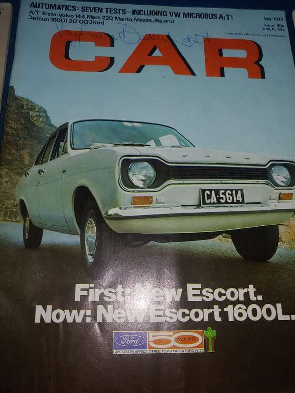 VINTAGE FORD ESCORT MAGAZINES