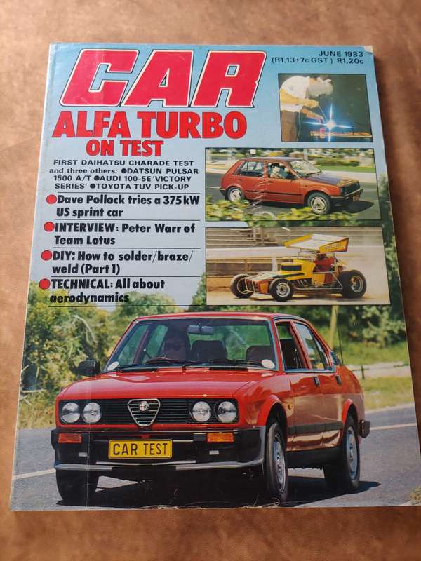 CAR MAGAZINE ALFA ROMEO TURBO