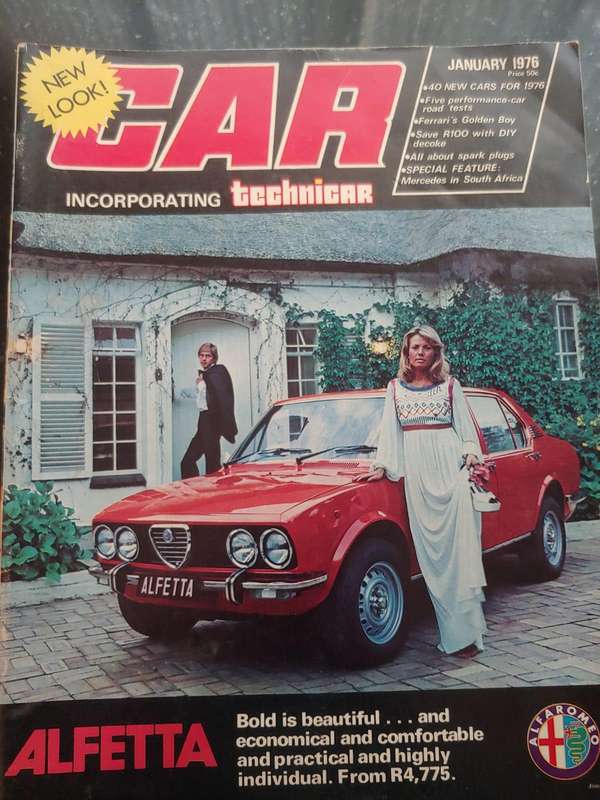 CAR MAGAZINE: ALFA ALFETTA 2000 - JANUARY 1976
