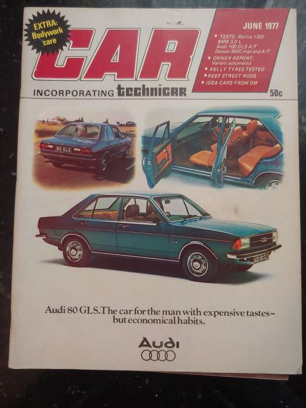 CAR MAGAZINE: AUDI 80 GLS - JUNE 1977