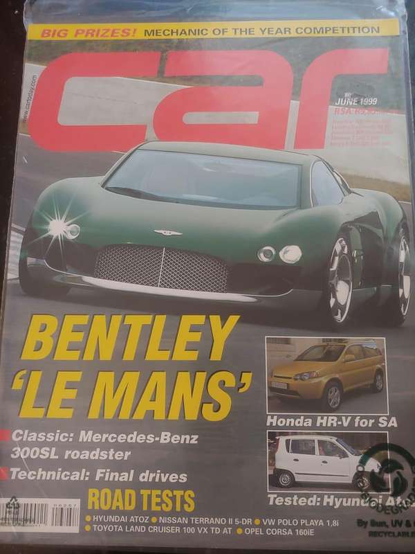 CAR MAGAZINE: BENTLEY 'LE MANS' JUNE 1999