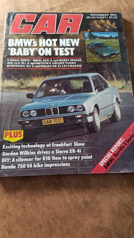 CAR MAGAZINE BMW'S 323I 5 Spd NOVEMBER 1983