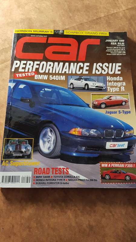 CAR MAGAZINE BMW 540iM JANUARY 1999