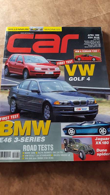 CAR MAGAZINE BMW E46 3-SERIES APRIL 1999