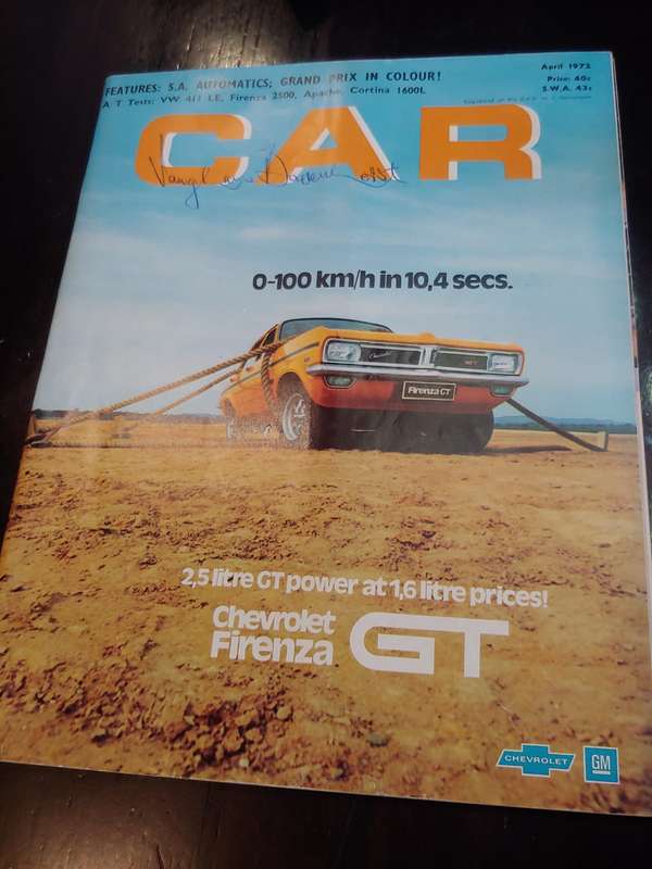 CAR MAGAZINE CHEVROLET FIRENZA GT APRIL 1972