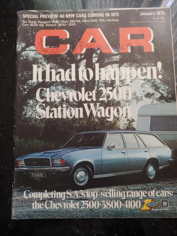 CAR MAGAZINE: CHEVROLET 2500 STATION WAGON - JANUARY 1975