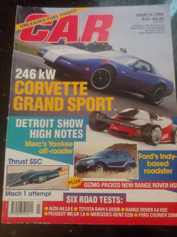 CAR MAGAZINE: CORVETTE GRAND SPORT - MARCH 1996