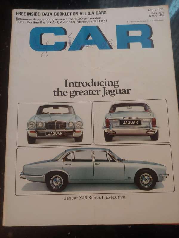 CAR MAGAZINE: JAGUAR XJ6 SERIES II EXECUTIVE - APRIL 1974