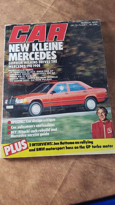 CAR MAGAZINE (NEW KLEINE MERCEDES) MARCH 1983