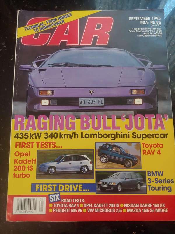 CAR MAGAZINE: RACING BULL 'JOTA' - SEPTEMBER 1995