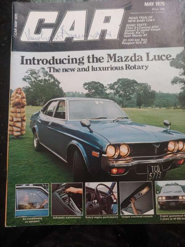 CAR MAGAZINE: MAZDA LUCE - MAY 1975