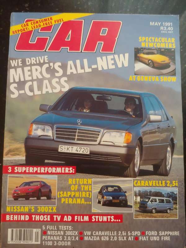CAR MAGAZINE: MERC'S ALL NEW S - CLASS - MAY 1991