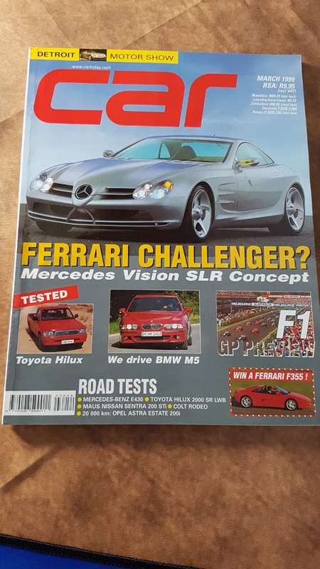 CAR MAGAZINE (MERCEDES VISION SLR CONCEPT) MARCH 1999