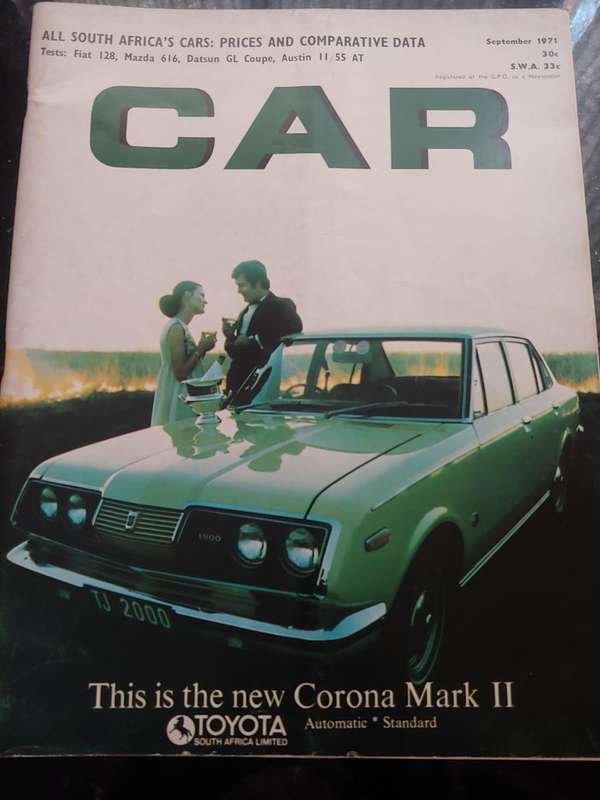 CAR MAGAZINE: TOYOTA CORONA MARK II - SEPTEMBER 1971