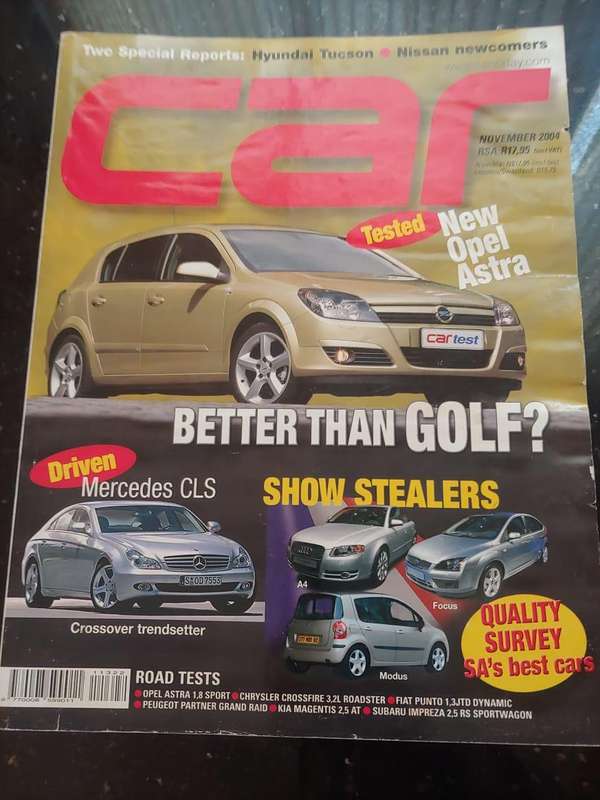 CAR MAGAZINE: NEW OPEL ASTRA - NOVEMBER 2004