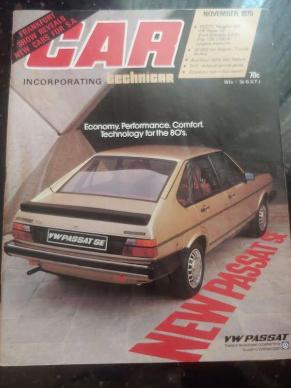 CAR MAGAZINE: VOLKSWAGEN PASSAT SE - NOVEMBER 1979