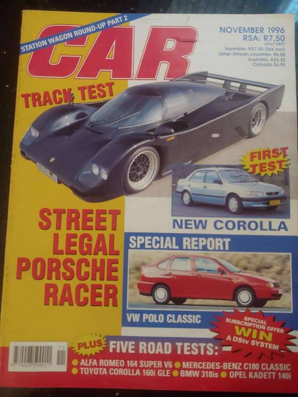 CAR MAGAZINE: PORSCHE RACER - NOVEMBER 1996